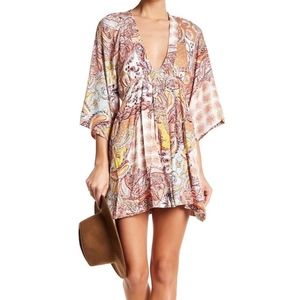 Anama V-Neck Paisley Dress